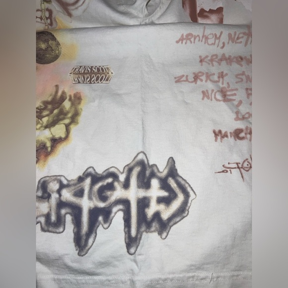 Travis Scott Skitzo Circus Maximus Tour Tee in Medium - Picture 8 of 9